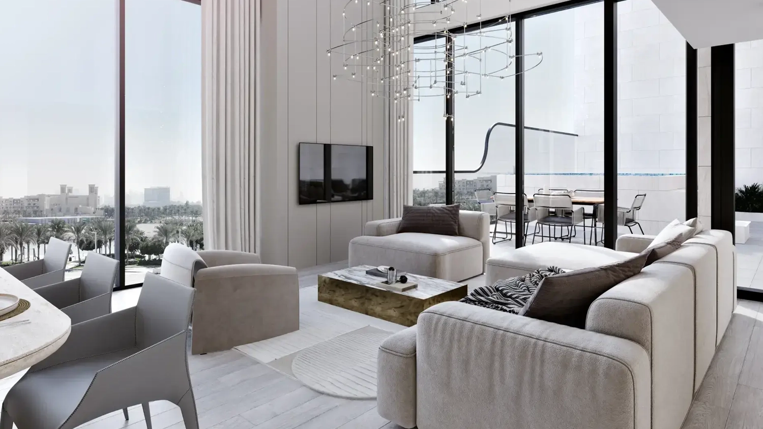 Gharbi II residence interior